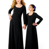 Lillian Scoop Neck Long Sleeve Dress