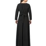 Lillian Scoop Neck Long Sleeve Dress