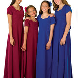 Denise Sweetheart Neck,  Short Sleeve Dress