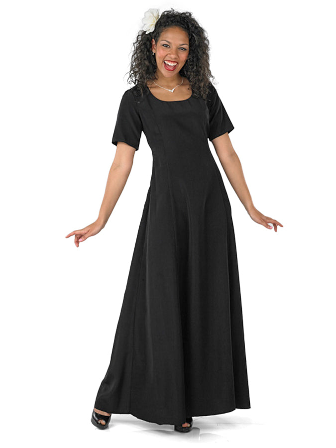 Zelda Scoop Neck Short Sleeve Dress G2 Performance Band Accessories Zelda Scoop Neck Short Sleeve Dress G2 Performance Band Accessories