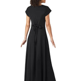 Pippa Cowl Neck, Cap Sleeve Dress