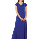 Pippa Cowl Neck, Cap Sleeve Dress