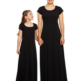 Abigail Scoop Neckline, Short Sleeve Dress