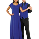 Angelina Scoop Neck, Short Sleeve Dress