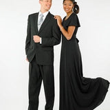 Christina Flutter Sleeve Scoop Neckline Dress