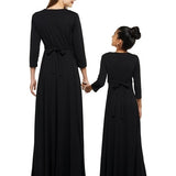 Charlotte Heart Shaped Neck, 3/4 Sleeve Dress