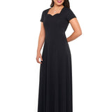 Hayley Sweetheart Neck, Short Sleeve Dress