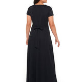 Hayley Sweetheart Neck, Short Sleeve Dress