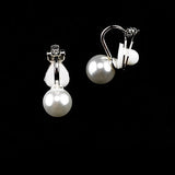 Strung Pearl Clip-On Earrings