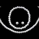 Strung Pearl Necklace Set