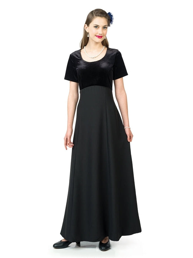 Julia Velvet Scoop Neck, Short Sleeve Dress G2 Performance Band Accessories Julia Velvet Scoop Neck, Short Sleeve Dress G2 Performance Band Accessories