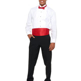 Wing Tip Collar Pleated Tuxedo Shirt