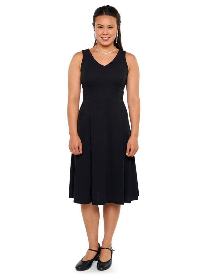Libby V-Neck Sleeveless Show Choir Dress – G2 Performance Band Accessories Libby V-Neck Sleeveless Show Choir Dress – G2 Performance Band Accessories