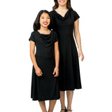 Paris Cowl Neck Cap Sleeve Show Choir Dress