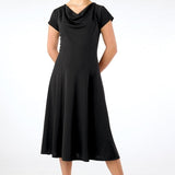 Paris Cowl Neck Cap Sleeve Show Choir Dress