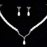 Pearl Teardrop Necklace Set