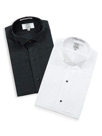 Wing Tip Collar Pleated Tuxedo Shirt G2 Performance Band Accessories Wing Tip Collar Pleated Tuxedo Shirt G2 Performance Band Accessories