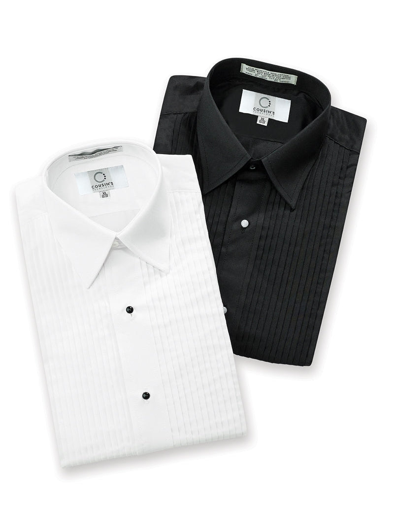 tuxedo shirt dress Laydown Collar Pleated Tuxedo Shirt – G2 Performance Band Accessories