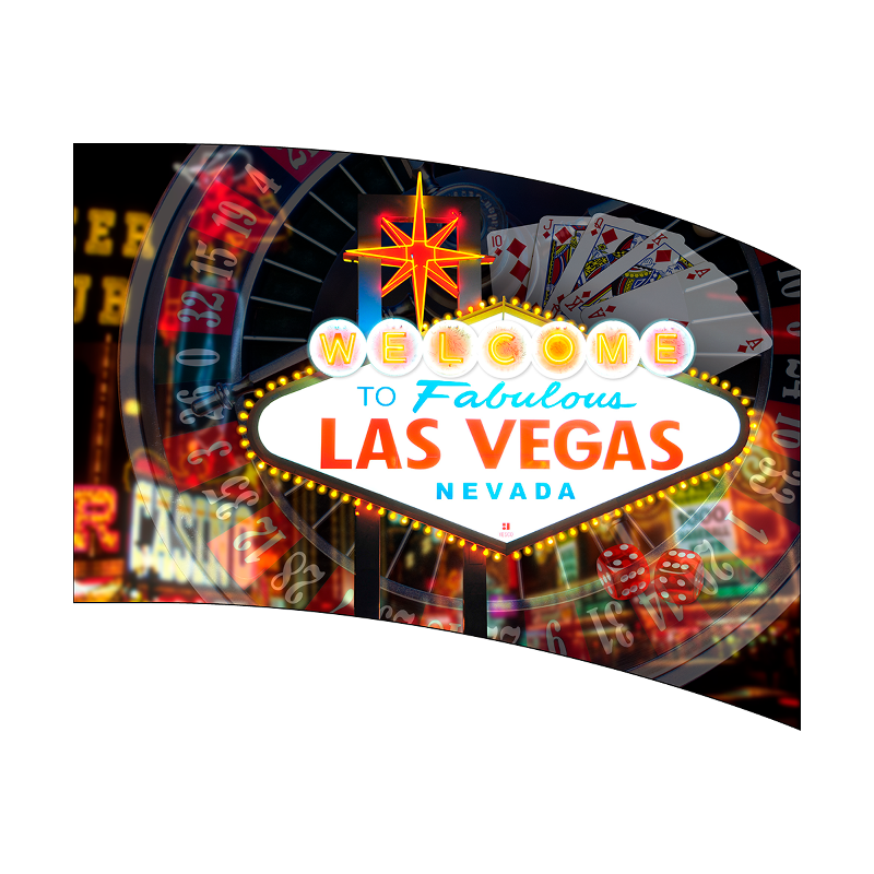 Las Vegas-themed product with 'Welcome to Fabulous Las Vegas Nevada' text and casino imagery.