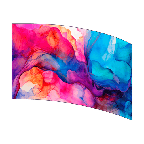 Colorful abstract design on a white background