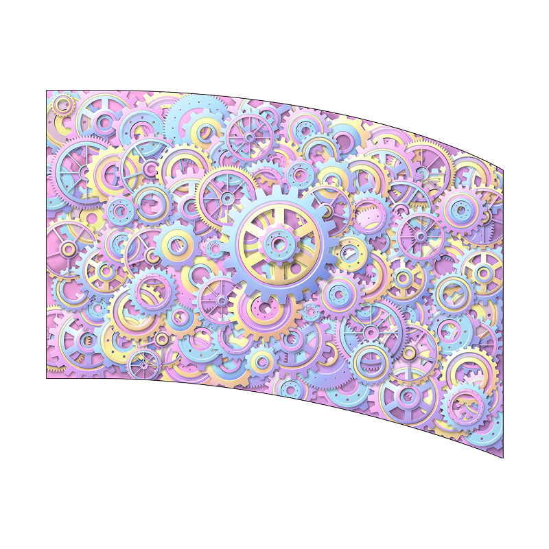 PGF138-PastelGears Flag