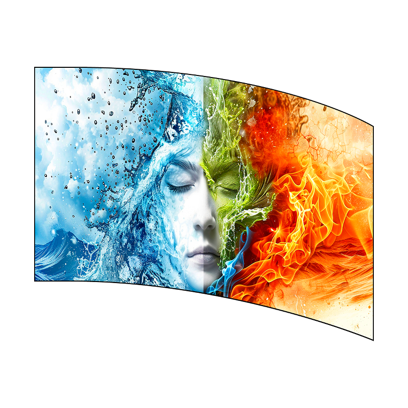 PGF168-MotherNature displaying a face with water, earth, fire, and air elements.
