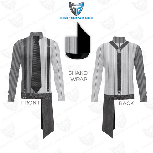 Shako wrap with front and back views on a white background, featuring the Performance brand logo.
