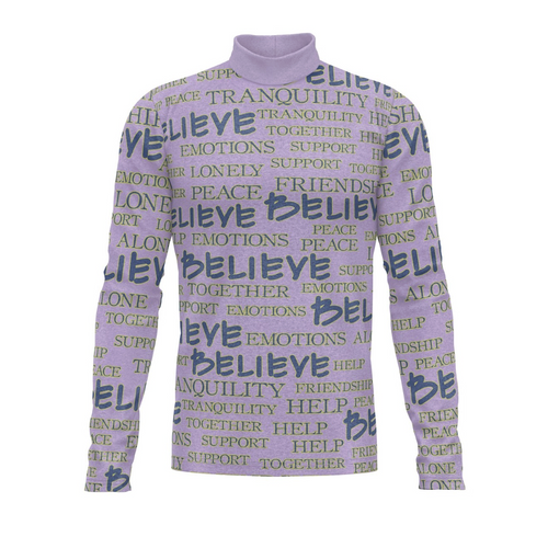Long-sleeve shirt with text design on a white background, featuring the brand 'Performance'.