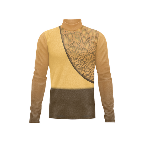 Long-sleeve shirt with a unique design on a white background