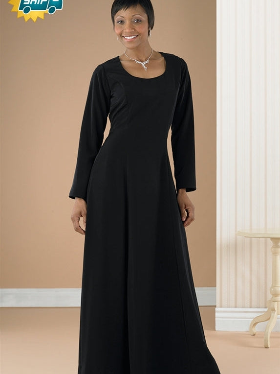 Lillian Scoop Neck Long Sleeve Dress Lillian Scoop Neck Long Sleeve Dress