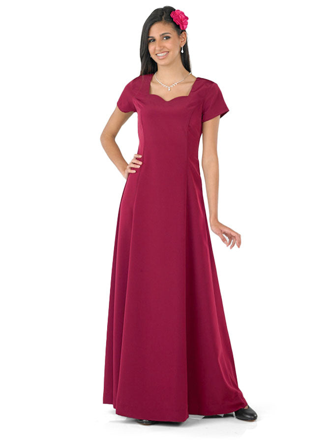 Denise Sweetheart Neck, Short Sleeve Dress G2 Performance Band Accessories Denise Sweetheart Neck, Short Sleeve Dress G2 Performance Band Accessories