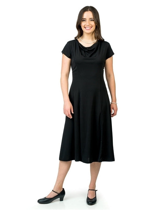 Paris Cowl Neck Show Choir Dress