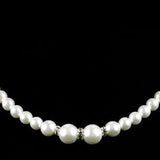 Strung Pearl & Diamond Necklace