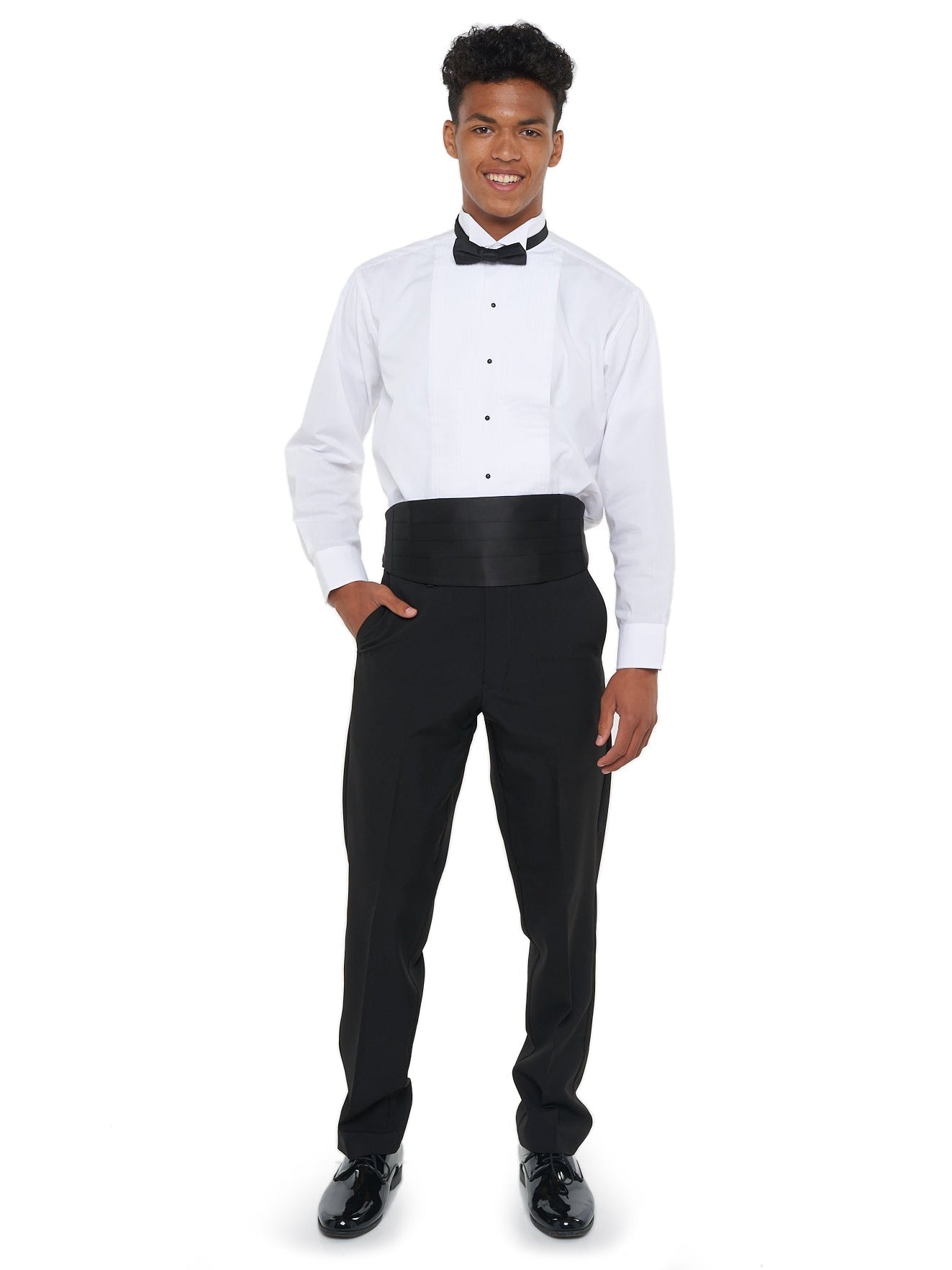 wing collar dress shirt Wing Tip Collar Pleated Tuxedo Shirt – G2 Performance Band Accessories