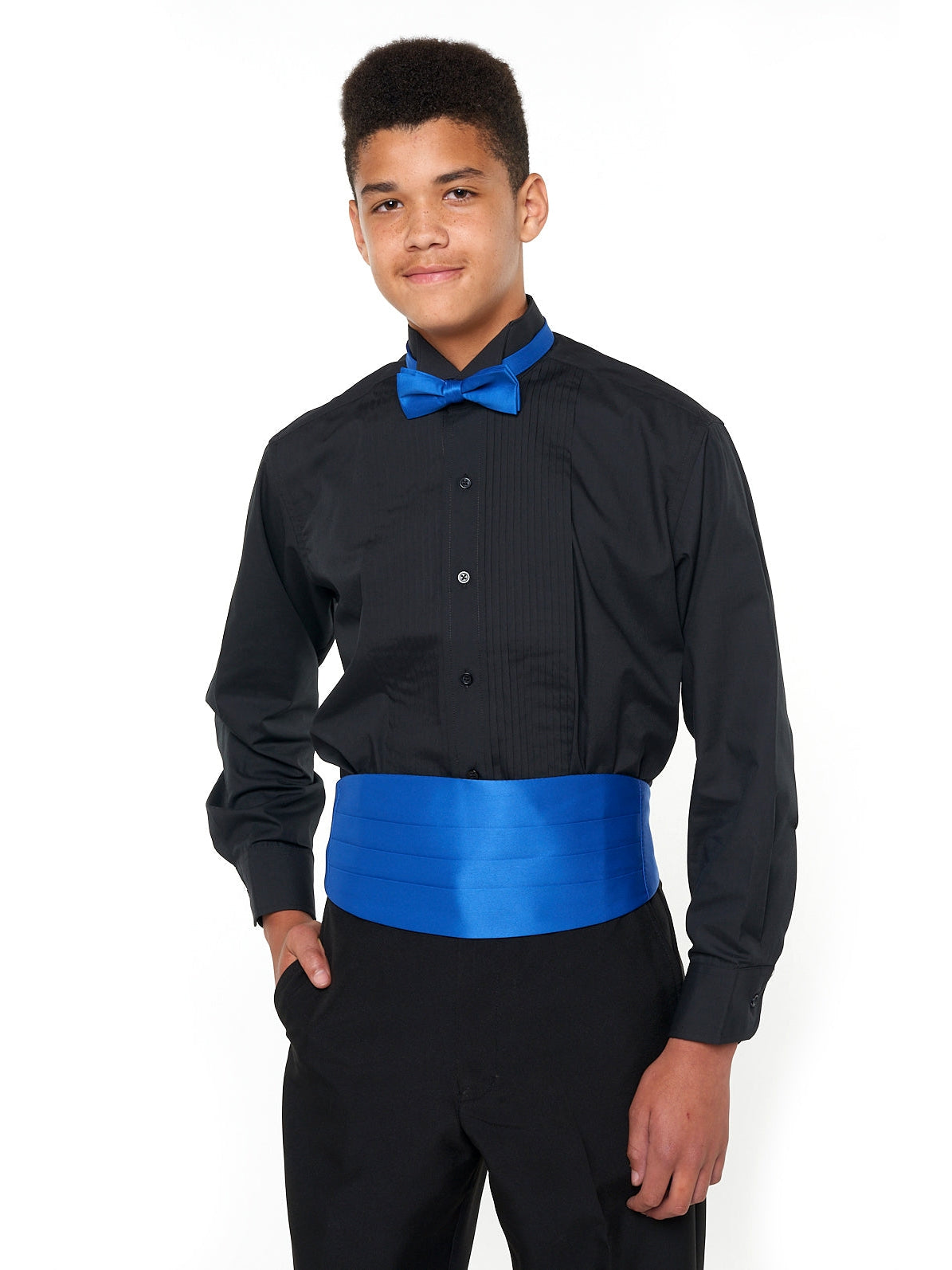 wing collar dress shirt Tailored Fit White Pleated measure around your neck (in inches) and add about inch for comfort The Black Tux Wing Collar