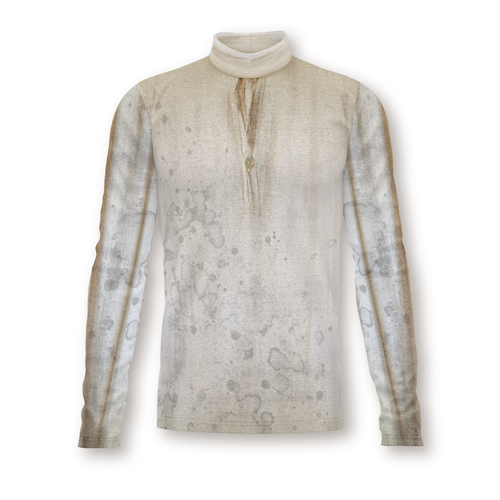 Flow Flex Top 001 marching band performance top with long sleeves, lightweight stretch fabric, and athletic fit for rehearsal and competition