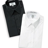 Laydown Collar Non-Pleated Dress Shirt