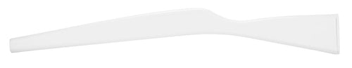 DSI 702 plain stock color guard rifle (34 inch) in white finish, featuring a clean, unweighted design ideal for beginner training, practice routines, and marching band color guard performances.